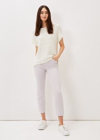 Phase Eight Ramona Straight Leg Jeans White USA | 6304217-SD